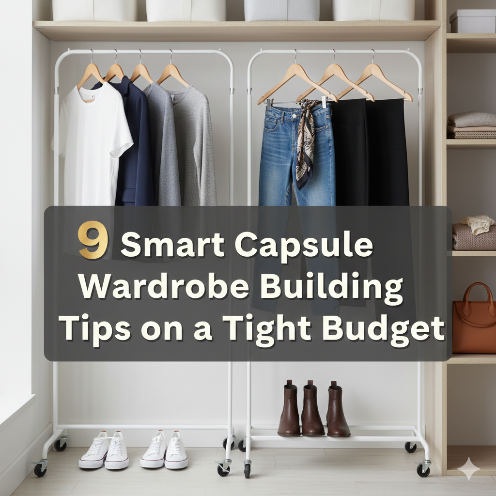 9 Smart Capsule Wardrobe Building Tips on a Tight Budget