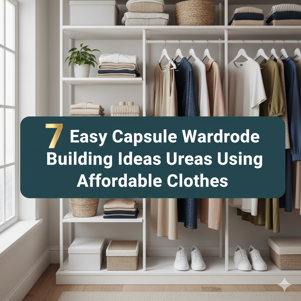 7 Easy Capsule Wardrobe Building Ideas Using Affordable Clothes