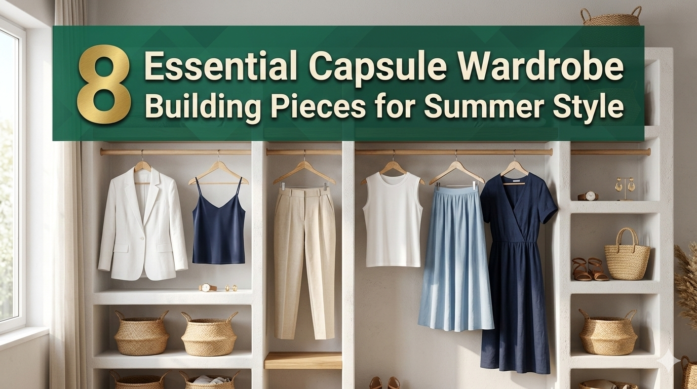 8 Essential Capsule Wardrobe Building Pieces for Summer Style