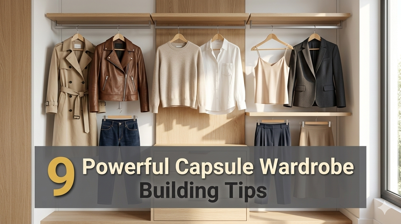 9 Powerful Capsule Wardrobe Building Tips for Winter Wardrobes