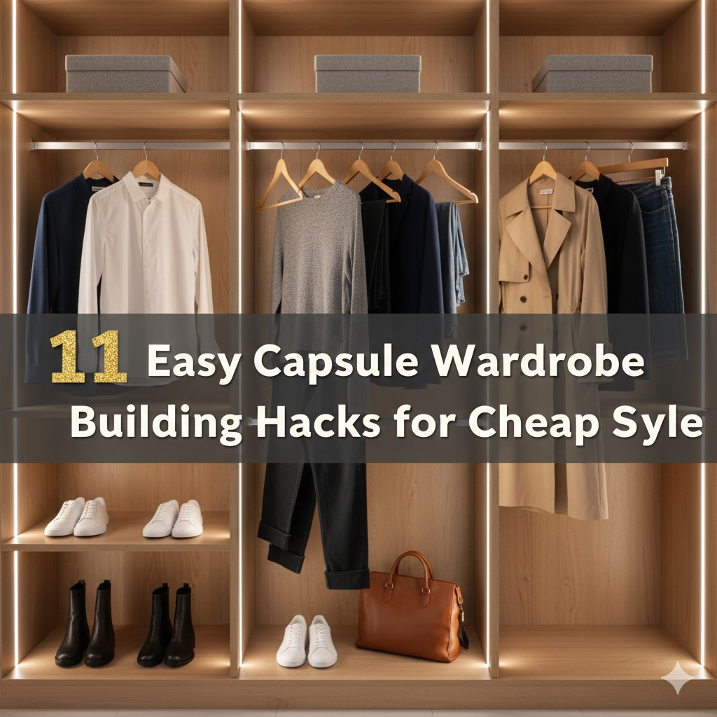 11 Easy Capsule Wardrobe Building Hacks for Cheap Style