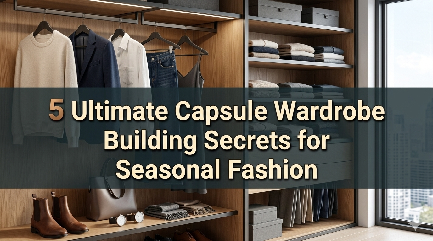 5 Ultimate Capsule Wardrobe Building Secrets for Seasonal Fashion