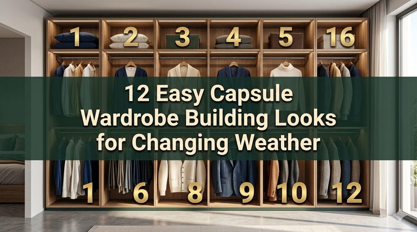12 Easy Capsule Wardrobe Building Looks for Changing Weather