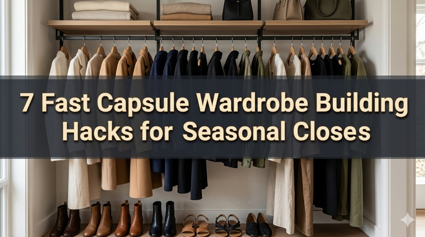 7 Fast Capsule Wardrobe Building Hacks for Seasonal Closets