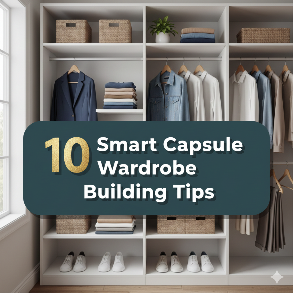 10 Smart Capsule Wardrobe Building Tips for a Clutter-Free Closet