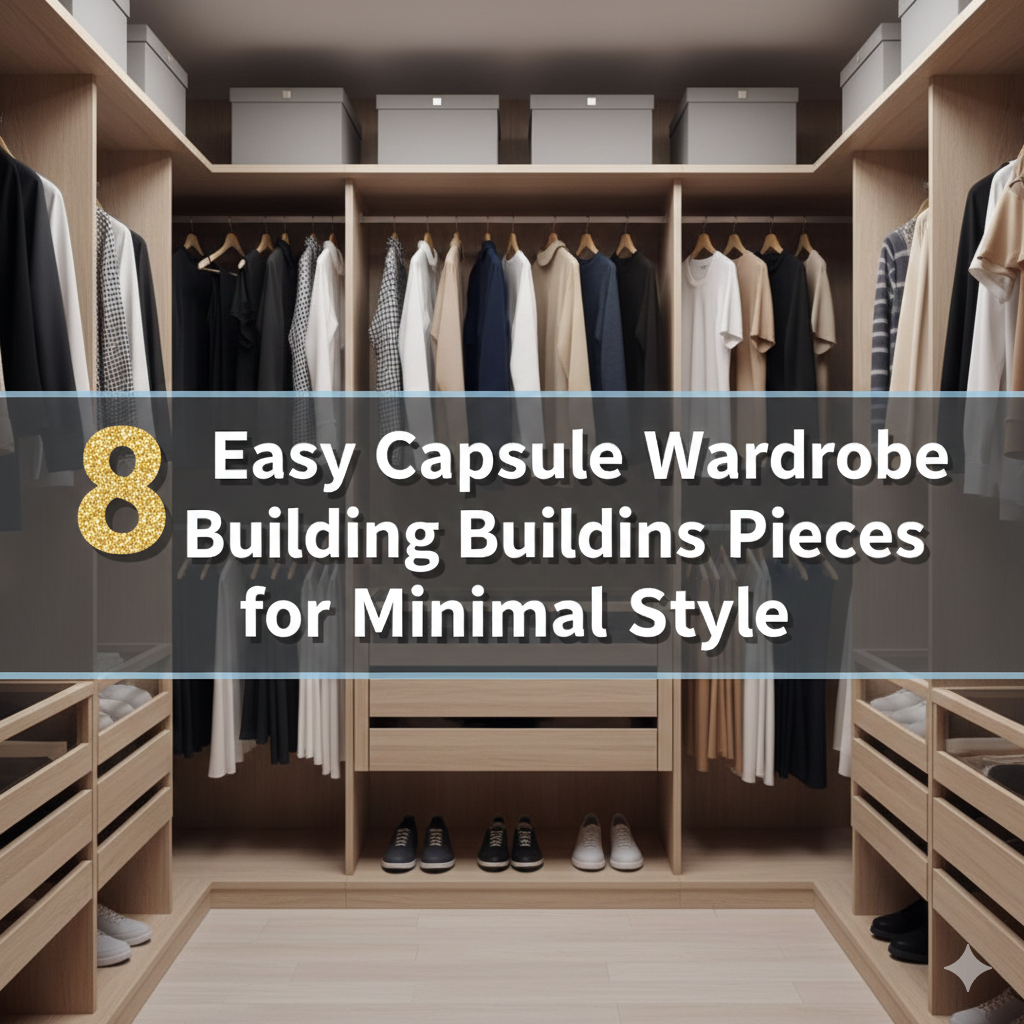 8 Easy Capsule Wardrobe Building Pieces for Minimal Style