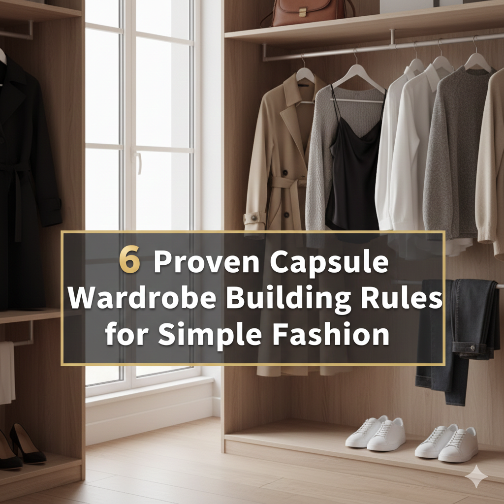 6 Proven Capsule Wardrobe Building Rules for Simple Fashion
