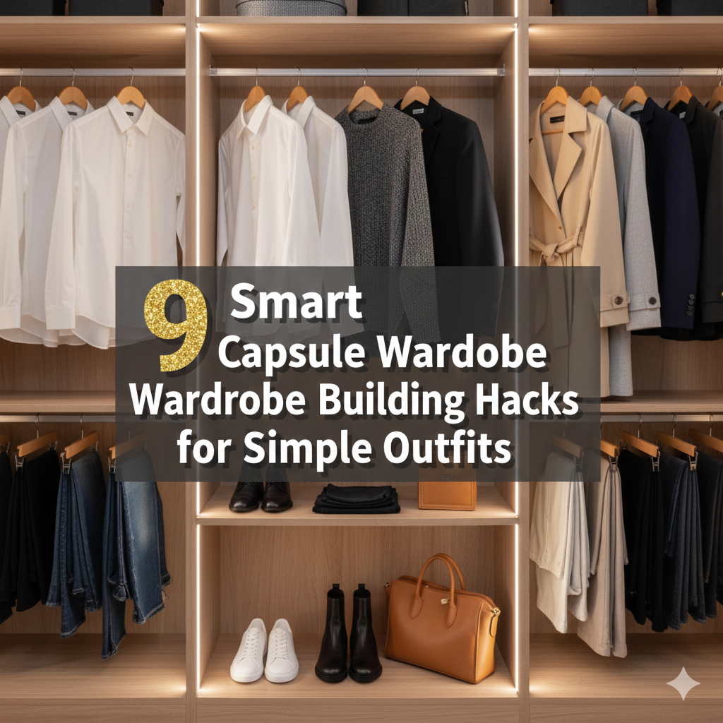 9 Smart Capsule Wardrobe Building Hacks for Simple Outfits