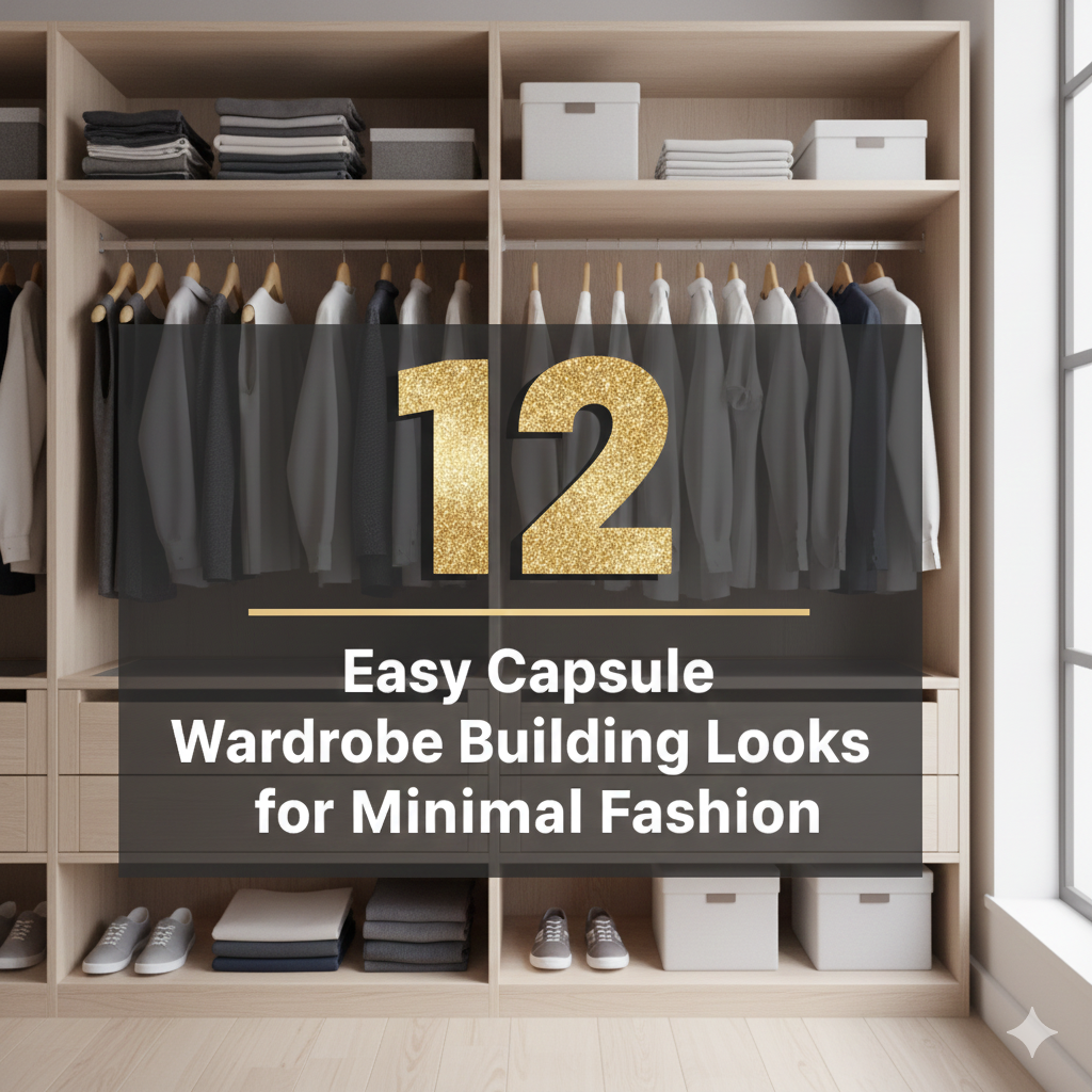 12 Easy Capsule Wardrobe Building Looks for Minimal Fashion
