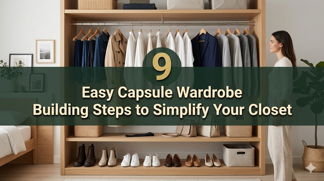 9 Easy Capsule Wardrobe Building Steps to Simplify Your Closet
