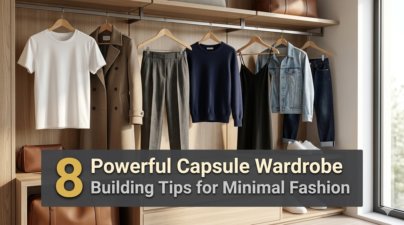 8 Powerful Capsule Wardrobe Building Tips for Minimal Fashion