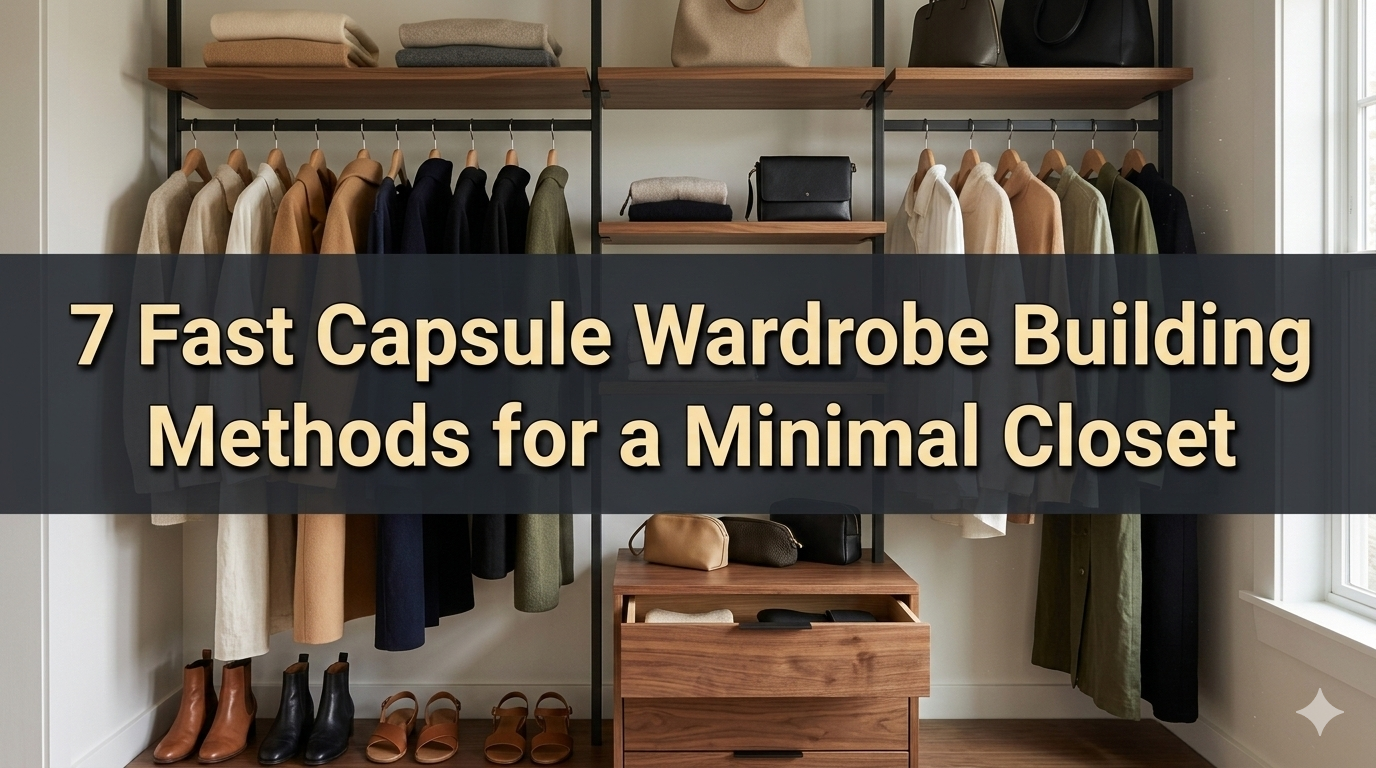 7 Fast Capsule Wardrobe Building Methods for a Minimal Closet