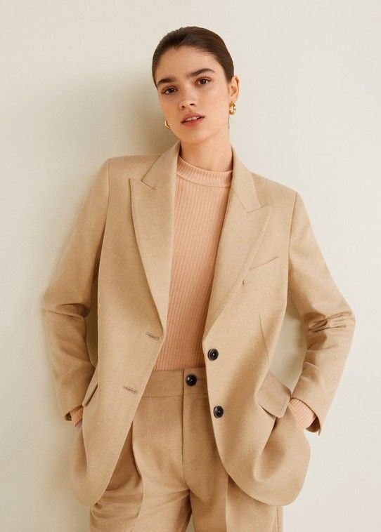 A Tailored Blazer in a Neutral Color